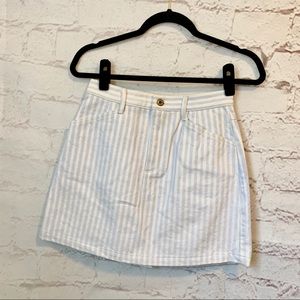 Guess Originals ASAP Rocky Pinstripe Denim skirt